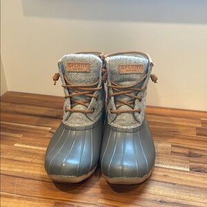 Sperry Gray Duck Boots